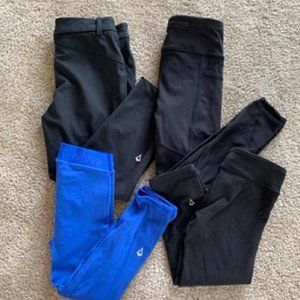 Ivivva girls leggings 4 pairs size 7